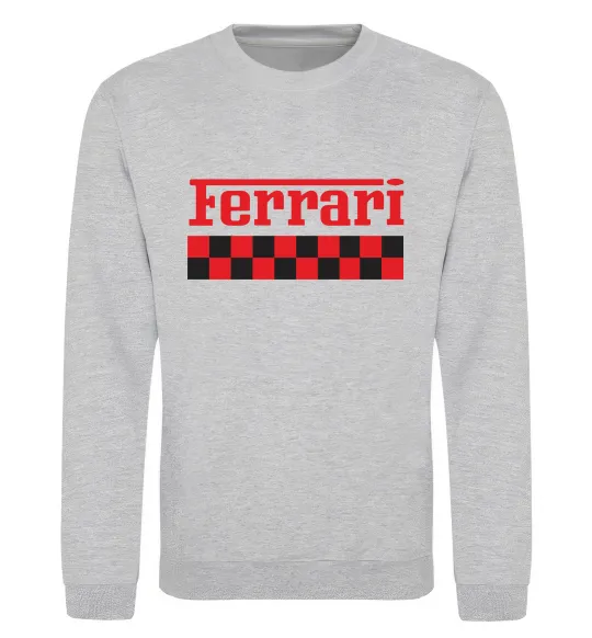 Свитшот Ferrari Серый меланж фото