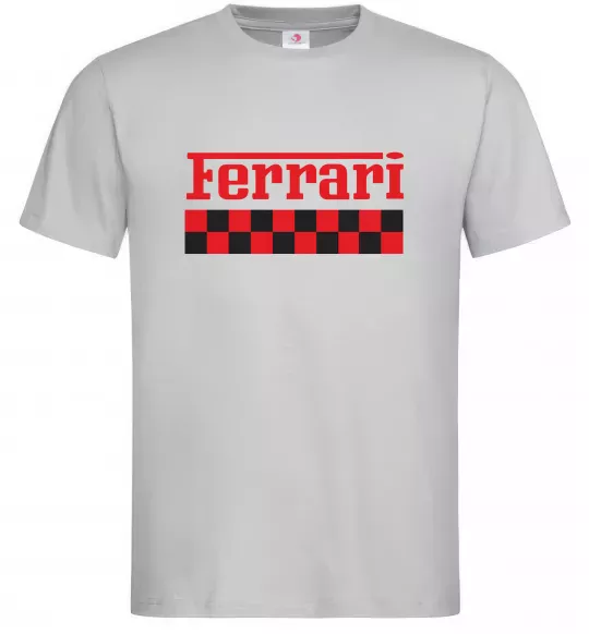 Мужская футболка Ferrari Серый фото