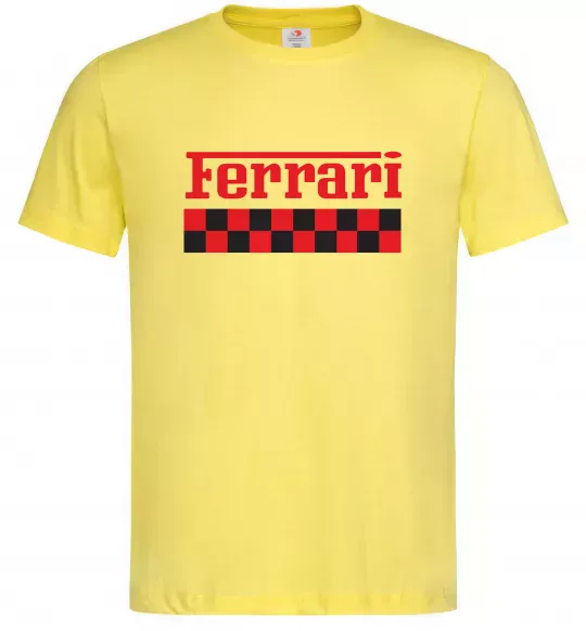 Мужская футболка Ferrari Лимонный фото