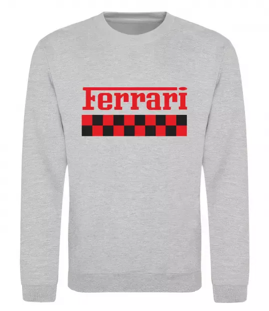 Свитшот Ferrari Серый меланж фото