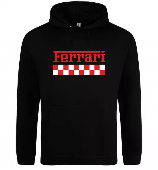Чоловіча толстовка (худі) Ferrari Чорний фото