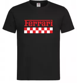 Мужская футболка Logo Ferrari Темно-синий фото