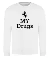 Свитшот Ferrari my drugs Белый фото