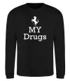 Свитшот Ferrari my drugs Черный фото