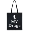 Эко-сумка Ferrari my drugs Черный фото