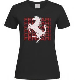 Женская футболка Ferrari logo і написи