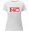 Женская премиум футболка Ferrari F40 Белый фото