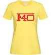 Женская футболка Ferrari F40 Лимонный фото