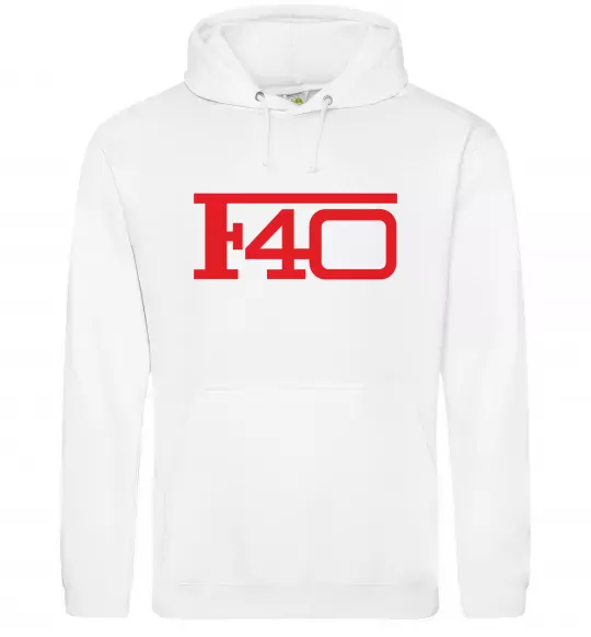 Жіноча толстовка (худі) Ferrari F40 Білий фото