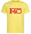 Мужская футболка Ferrari F40 Лимонный фото