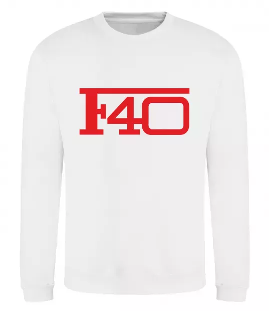 Свитшот Ferrari F40 Белый фото