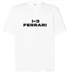 Футболка Оверсайз I <3 Ferrari Белый фото