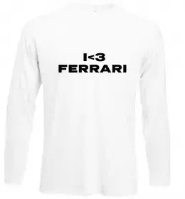 Лонгслив Ferrari my drugs Черный фото