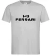 Чоловіча футболка I <3 Ferrari Сірий фото