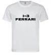Чоловіча футболка I <3 Ferrari Білий фото