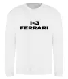 Свитшот I <3 Ferrari Белый фото