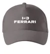 Кепка I <3 Ferrari Серый фото
