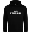 Жіноча толстовка (худі) I <3 Ferrari Чорний фото