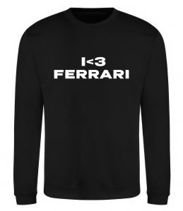 Свитшот I <3 Ferrari
