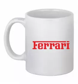 Чашка керамическая Ferrari my drugs Белый фото