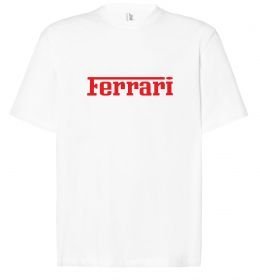 Футболка Оверсайз Ferrari red