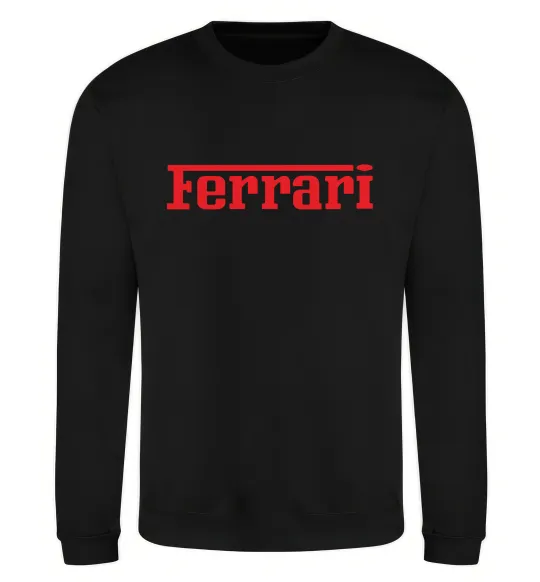 Свитшот Ferrari red Черный фото