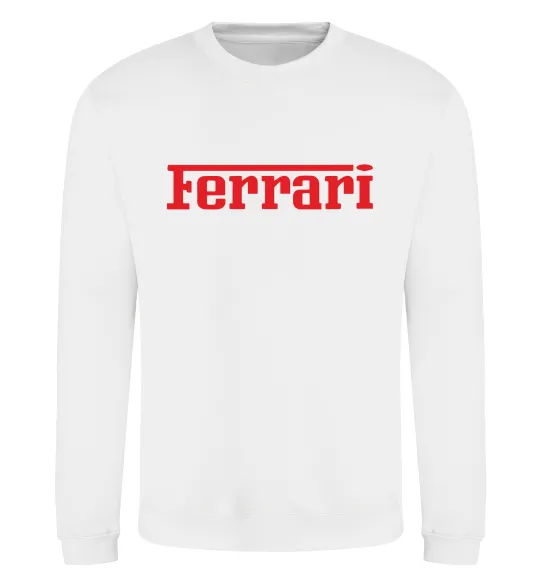 Свитшот Ferrari red Белый фото