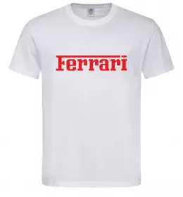 Мужская футболка Logo Ferrari Темно-синий фото