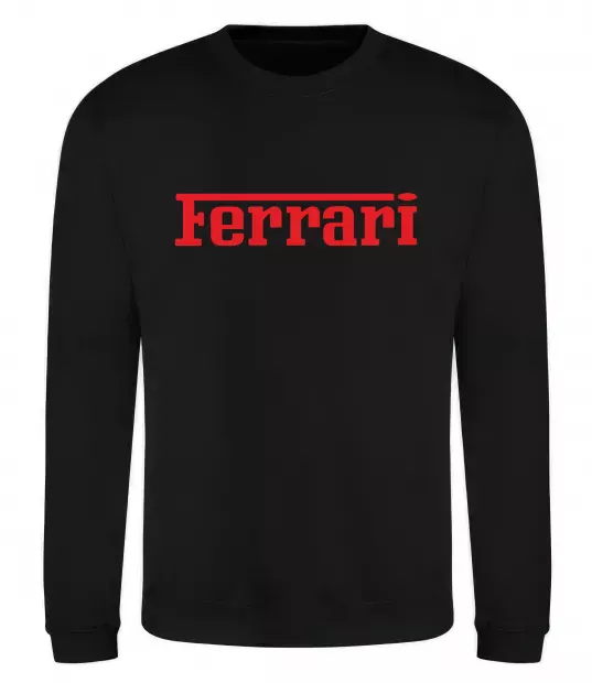 Свитшот Ferrari red Черный фото