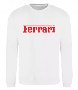 Свитшот Ferrari напис та лого Черный фото
