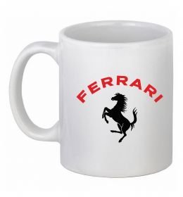 Чашка керамическая Ferrari напис та лого