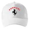 Кепка Ferrari напис та лого Белый фото