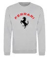 Свитшот Ferrari напис та лого Серый меланж фото