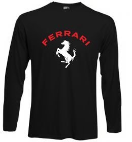 Лонгслів Ferrari напис та лого