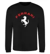 Свитшот Ferrari напис та лого Черный фото
