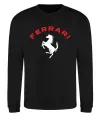 Свитшот Ferrari напис та лого Черный фото
