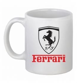 Чашка керамическая Logo Ferrari