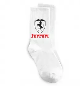 Носки Logo Ferrari Белый фото
