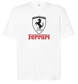 Футболка Оверсайз Logo Ferrari