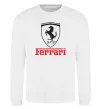 Свитшот Logo Ferrari Белый фото