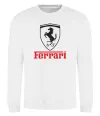 Світшот Logo Ferrari Білий фото