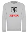 Світшот Logo Ferrari Сірий меланж фото