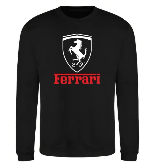 Свитшот Logo Ferrari Черный фото
