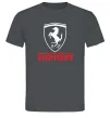 Мужская футболка Logo Ferrari Графит фото