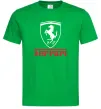 Мужская футболка Logo Ferrari Зеленый фото