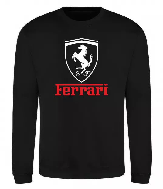 Світшот Logo Ferrari Чорний фото