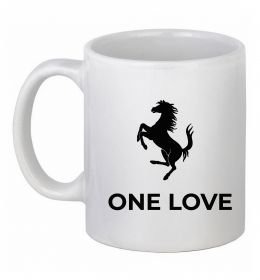 Чашка керамічна Ferrari one love