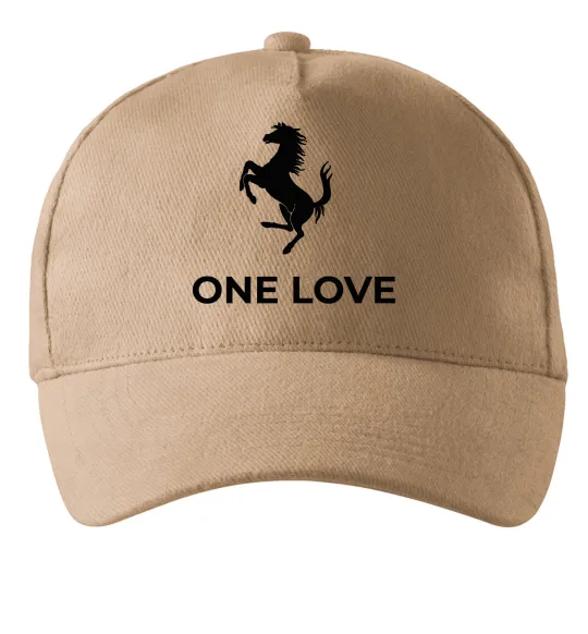 Кепка Ferrari one love Песочный фото