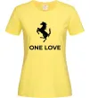 Жіноча футболка Ferrari one love Лимонний фото