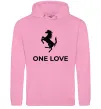 Чоловіча толстовка (худі) Ferrari one love Рожевий фото